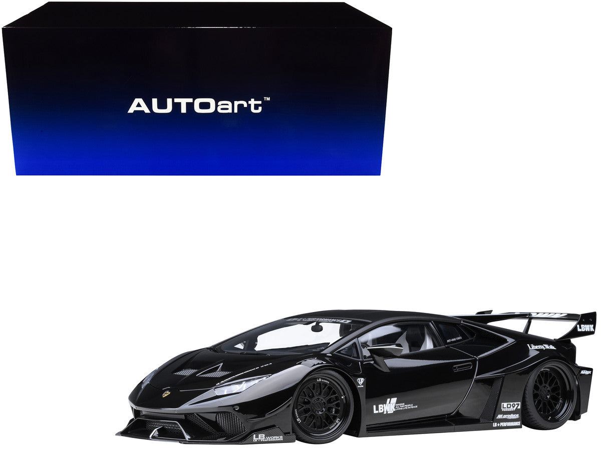 Lamborghini Huracan GT "LB-Silhouette Works" Black 1/18 Model Car by Autoart-0