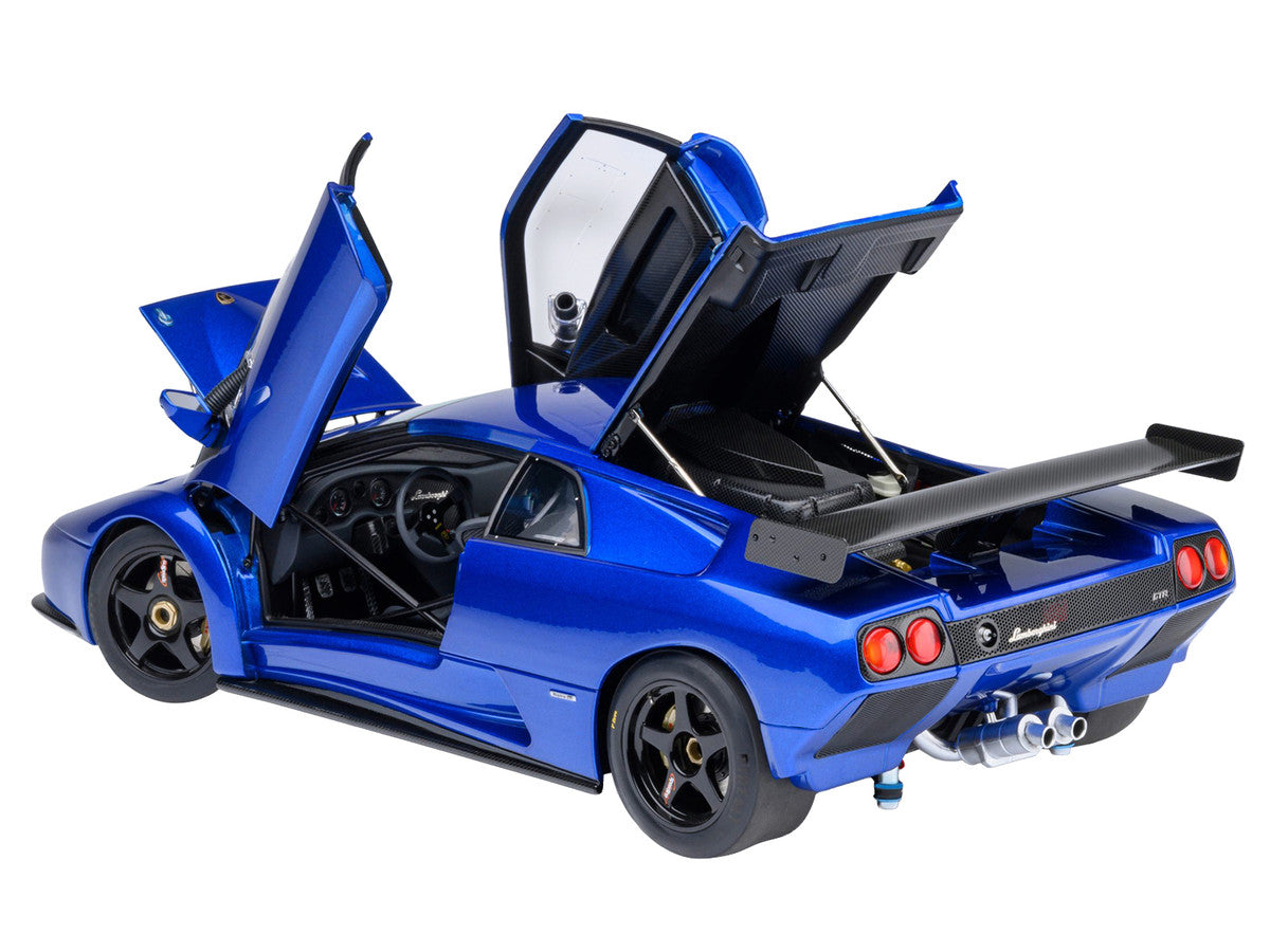 Lamborghini Diablo GTR Monterey Blue Metallic 1/18 Model Car by