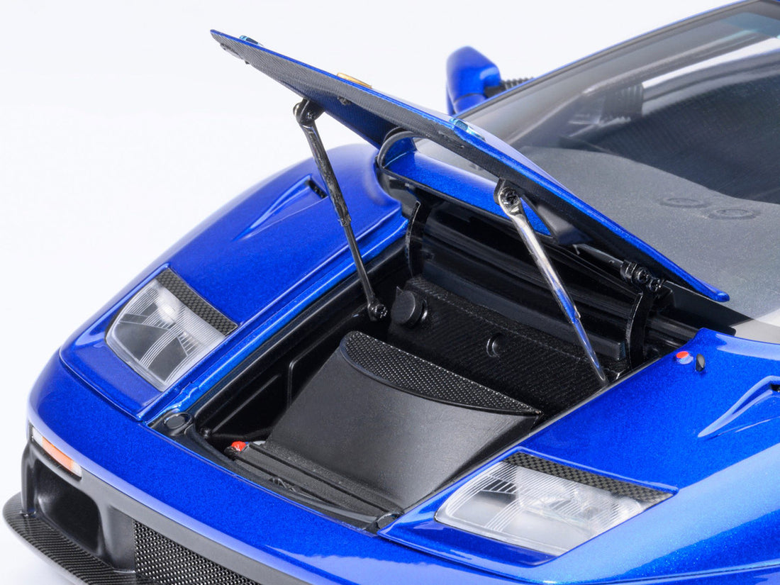 Lamborghini Diablo GTR Monterey Blue Metallic 1/18 Model Car by Autoart-1