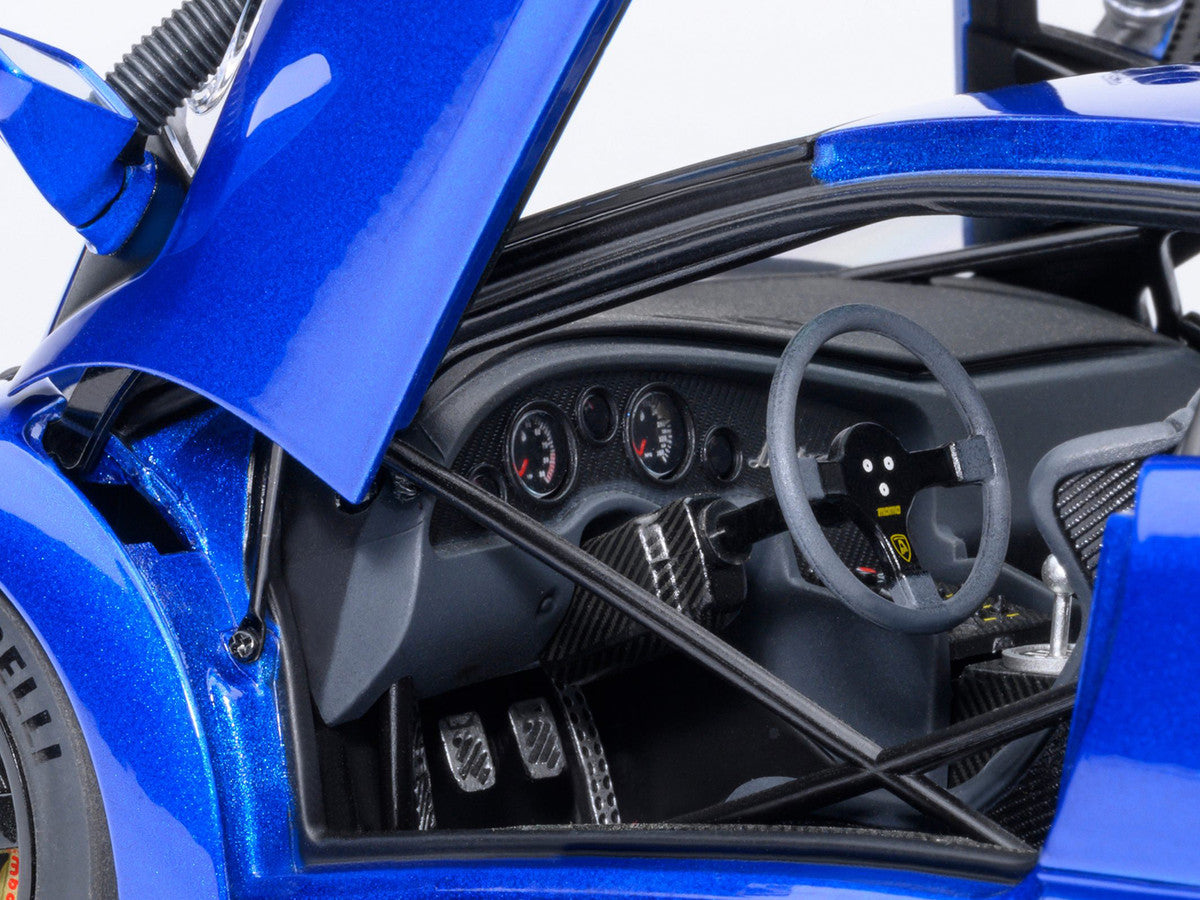 Lamborghini Diablo GTR Monterey Blue Metallic 1/18 Model Car by Autoart-3