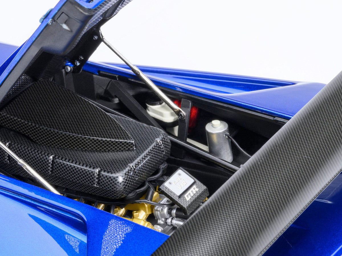 Lamborghini Diablo GTR Monterey Blue Metallic 1/18 Model Car by Autoart-2