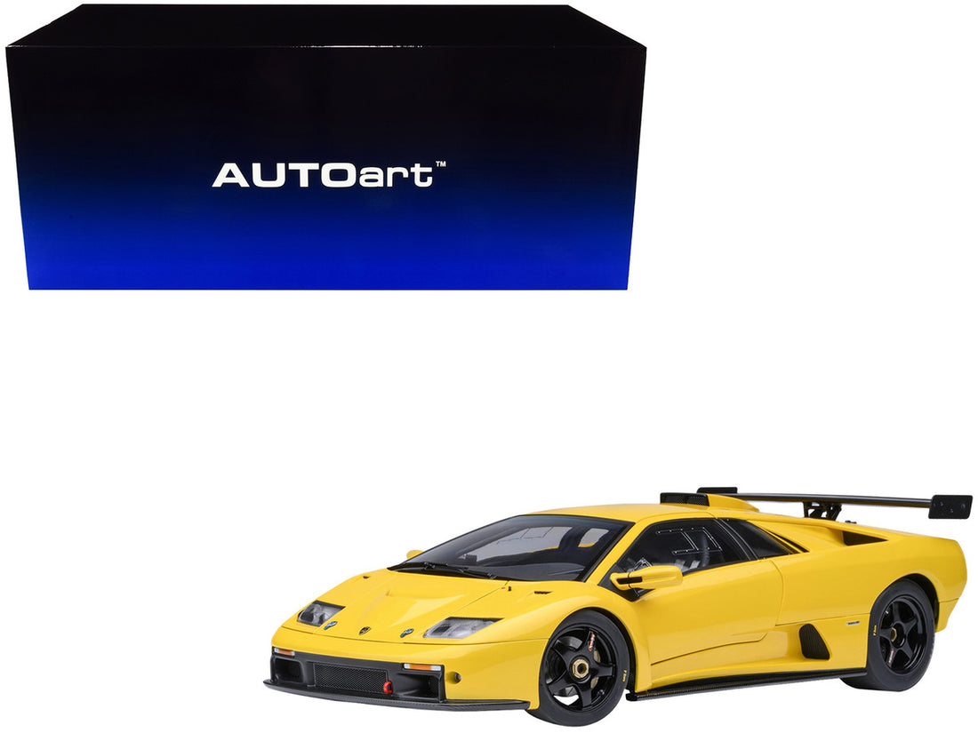 Lamborghini Diablo GTR Superfly Yellow 1/18 Model Car by Autoart-4