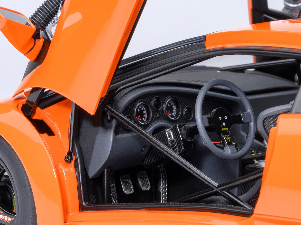Lamborghini Diablo GTR Arancio Ishtar Orange 1/18 Model Car by Autoart-1