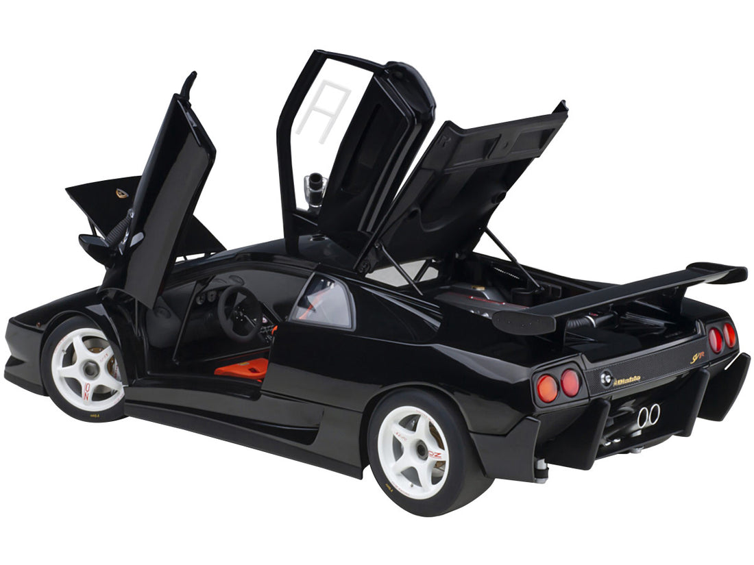 Lamborghini Diablo SV-R Deep Black 1/18 Model Car by Autoart-1