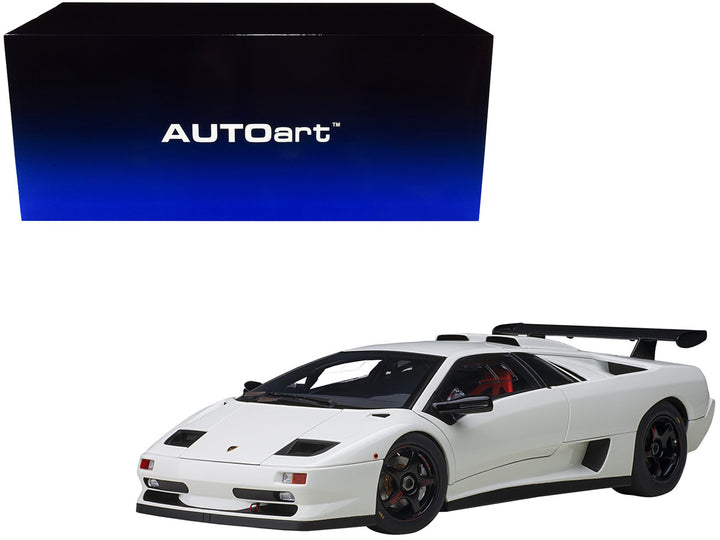 Lamborghini Diablo SV-R Impact White 1/18 Model Car by Autoart-0