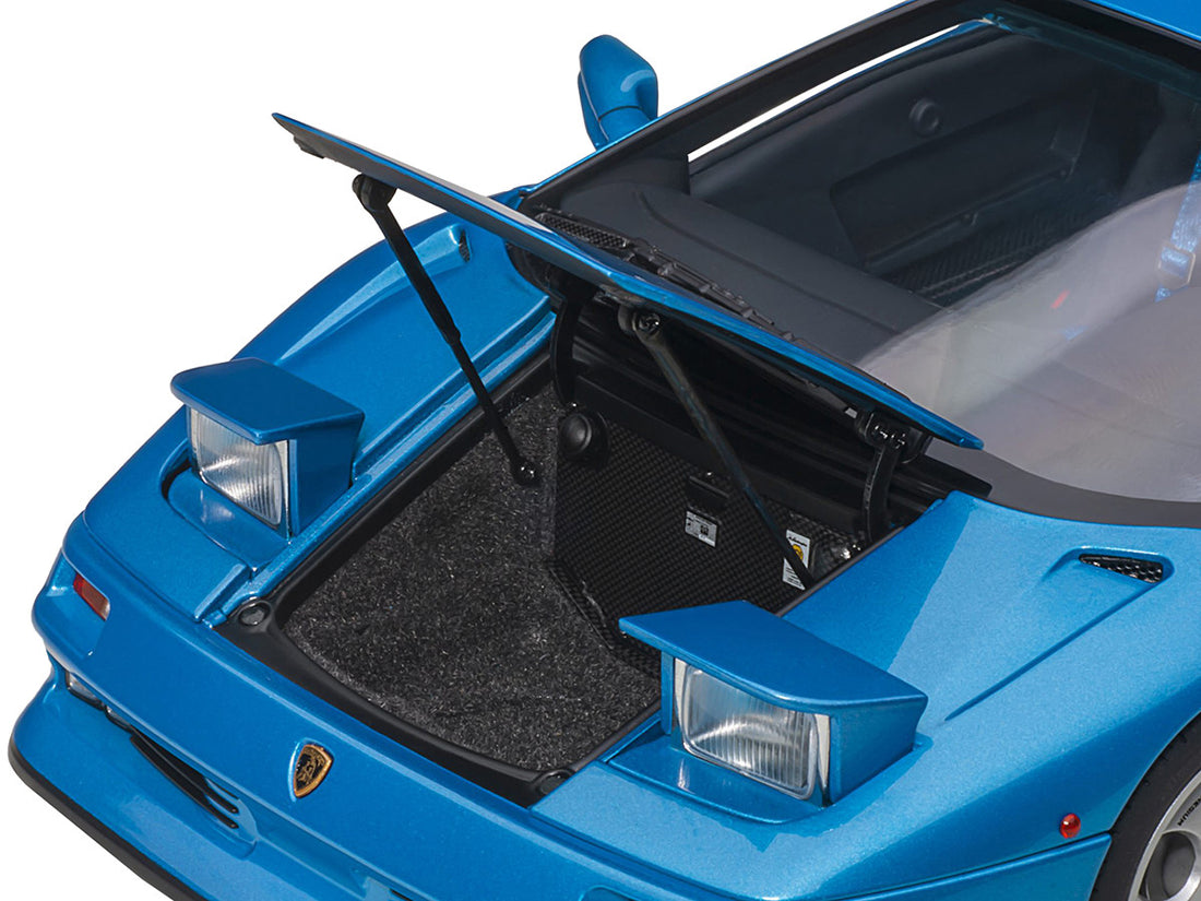 Lamborghini Diablo SE30 Blu Sirena Blue Metallic 1/18 Model Car by Autoart-2