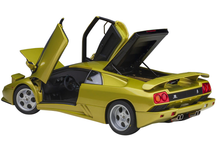 Lamborghini Diablo SE30 Giallo Spyder Yellow Metallic 1/18 Model Car by Autoart-1