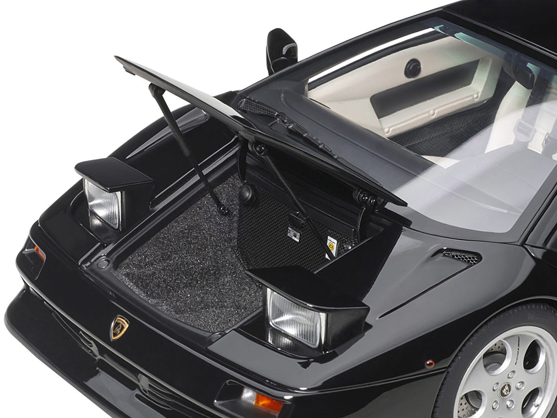 Lamborghini Diablo SE30 Deep Black Metallic 1/18 Model Car by Autoart-2