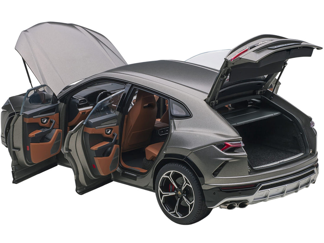 Lamborghini Urus Grigio Lynx Gray Metallic 1/18 Model Car by Autoart-1