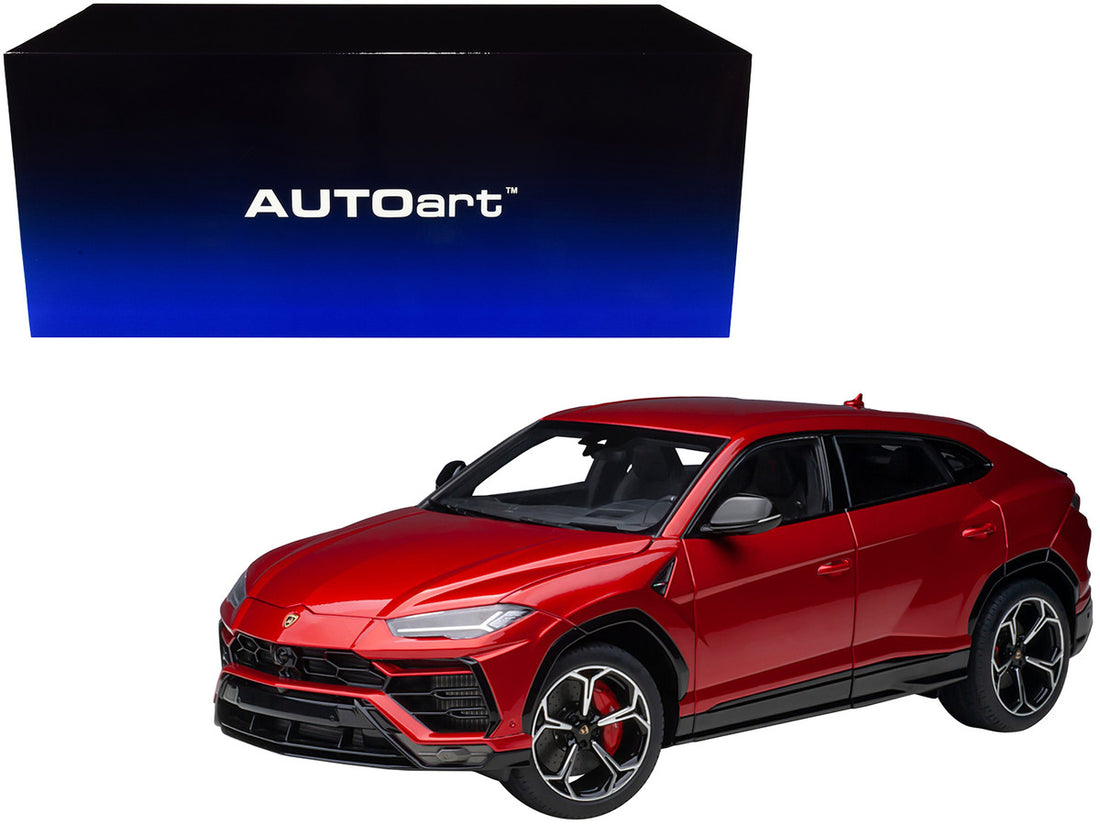Lamborghini Urus Rosso Efesto Pearl Red 1/18 Model Car by Autoart-0