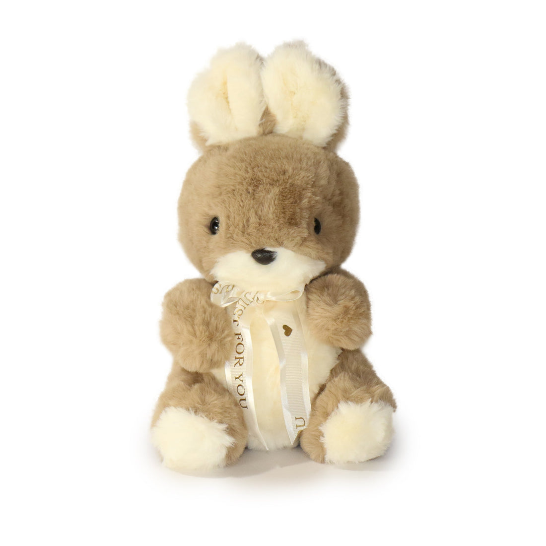 Plush Bunnie with White Ribbon 8-inch 