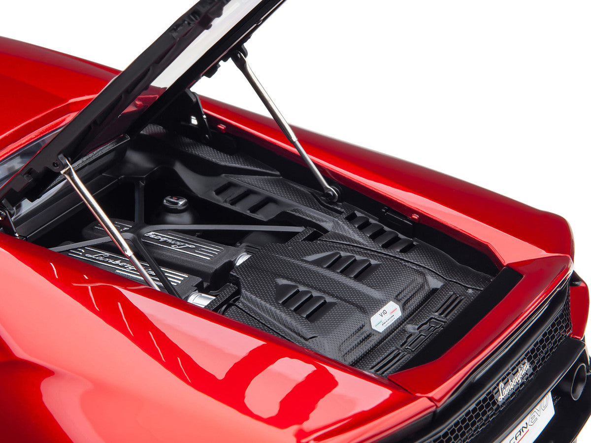 Lamborghini Huracan EVO Rosso Bia Red Metallic 1/18 Model Car by Autoart-3