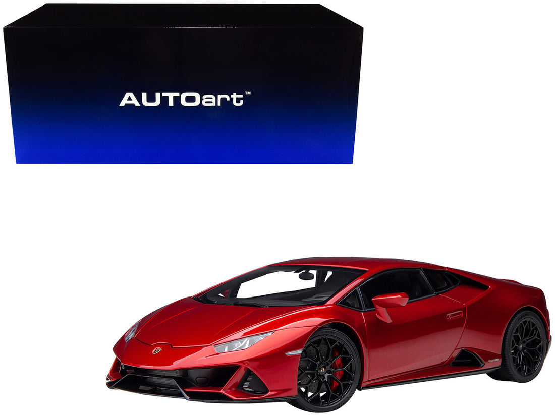 Lamborghini Huracan EVO Rosso Bia Red Metallic 1/18 Model Car by Autoart-0