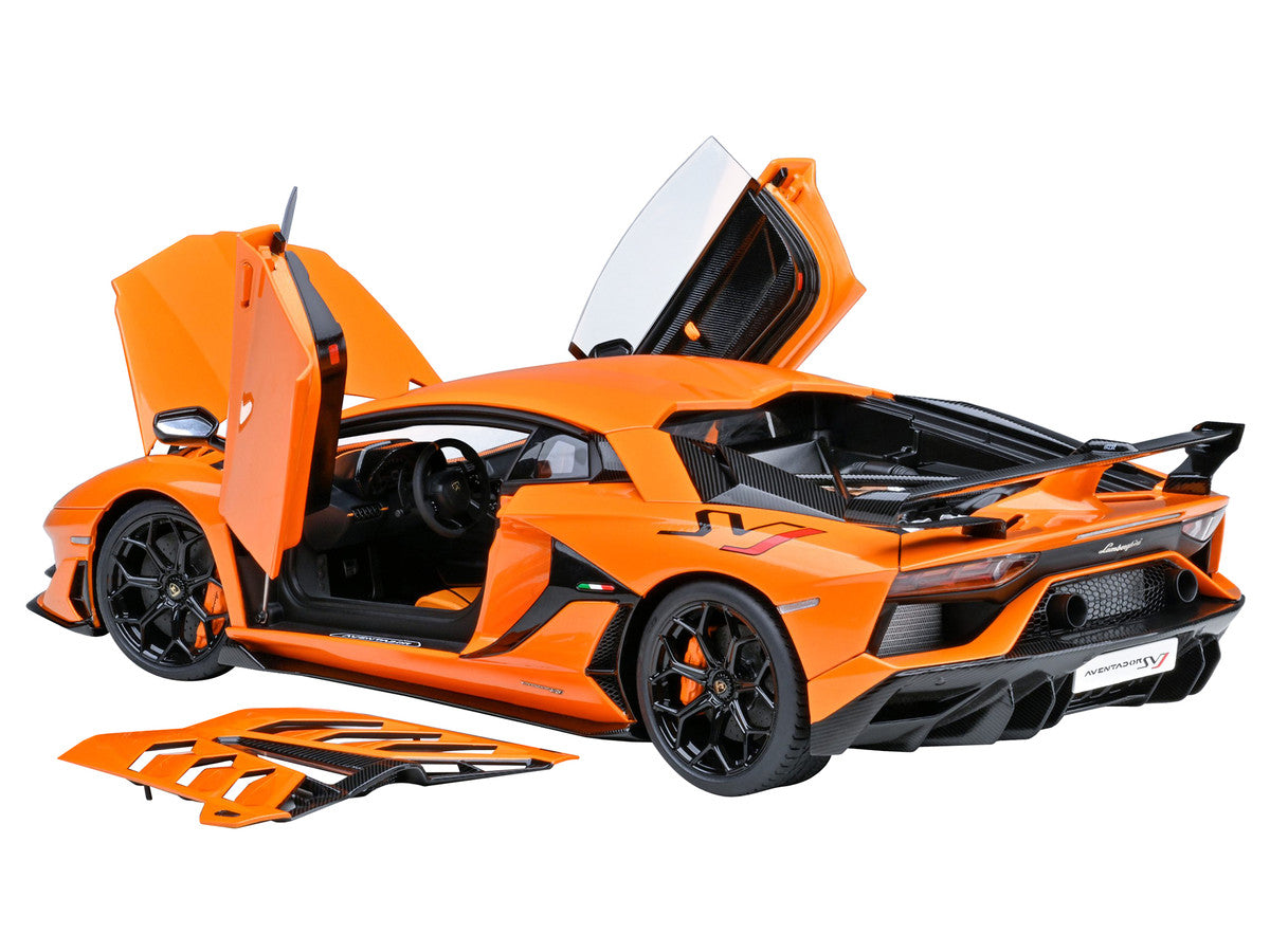 Lamborghini Aventador SVJ Arancio 1:18 Diecast Model Car | Autoart