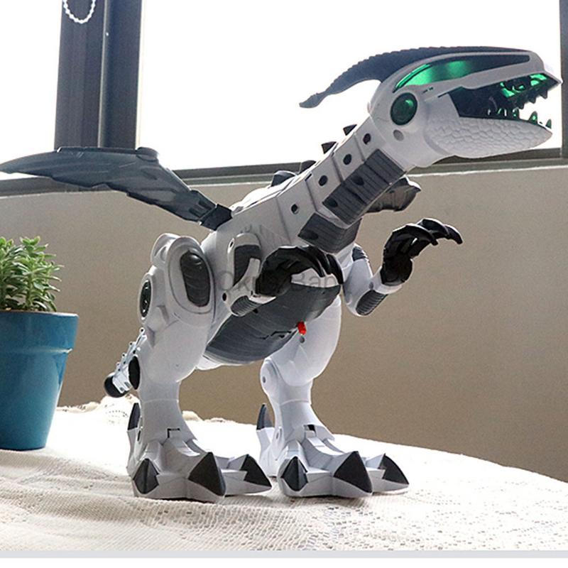 White Spray Electric Dinosaur Mechanical Pterosaurs Toy 5