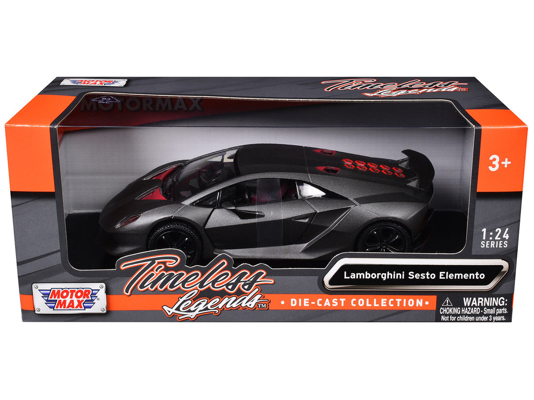 Lamborghini Sesto Elemento Carbon 1/24 Diecast Car Model by Motormax-2