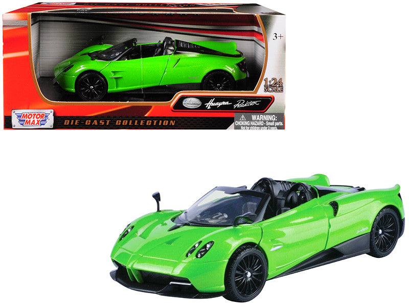 Pagani Huayra Roadster Green 1/24 Diecast Model Car by Motormax-0