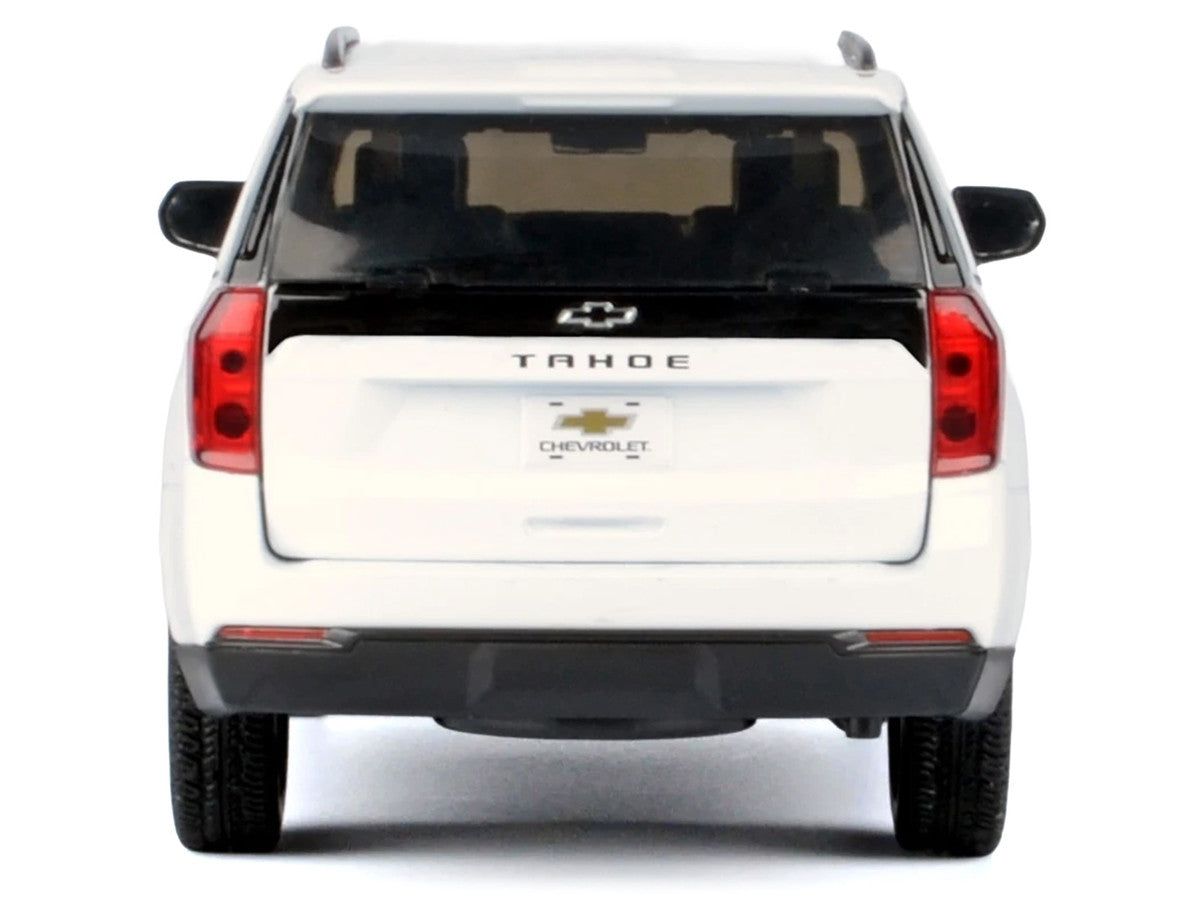 2025 Chevrolet Tahoe Z71 White "Timeless Legends" Series 1/24 Diecast Model Car by Motormax-2