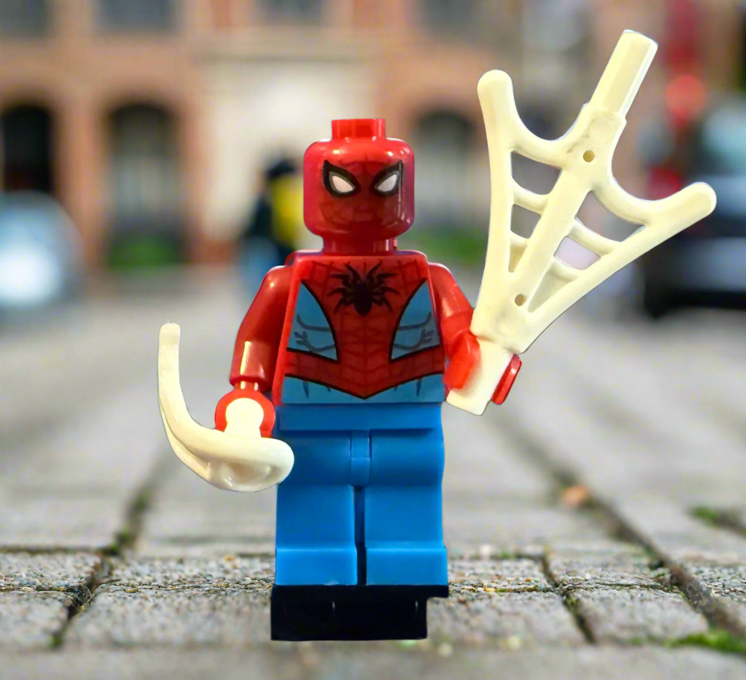 Classic Spiderman Minifigure for Lego