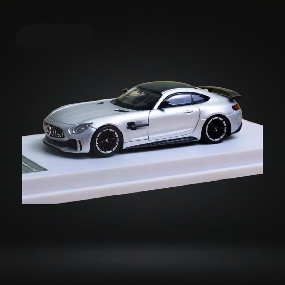 Mercedes Benz AMG GT-R in Matte Silver 1:64 by MJ