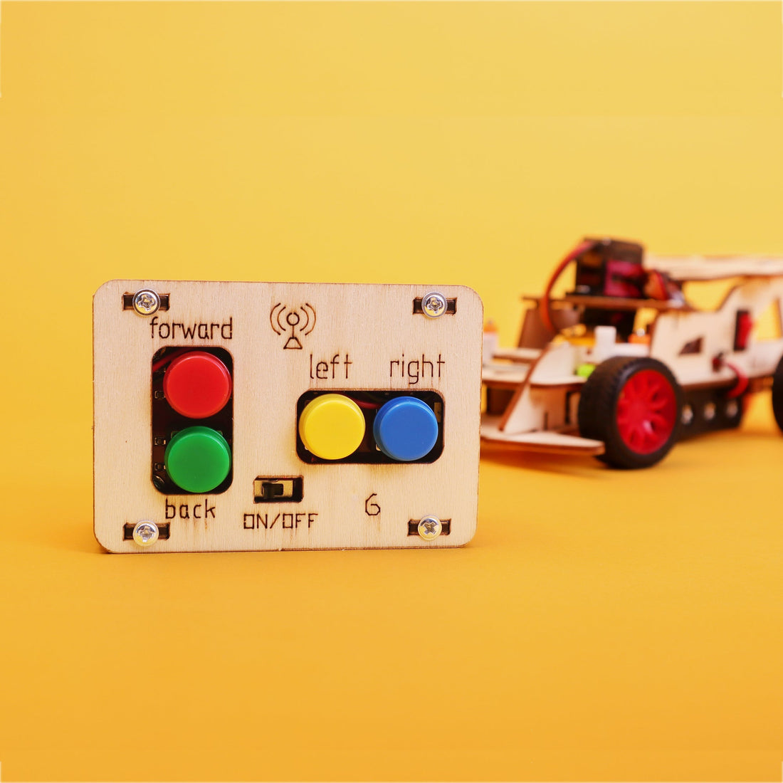 Remote-Controlled Steering Car DIY Kit, Educational STEM Toy 10