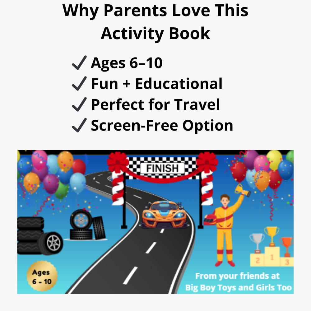 Ultimate Car Racing Learning & Activity Book – 50 Pages of Racing Fun for Kids Ages 6-10 | Printable & Fillable PDF Download 7