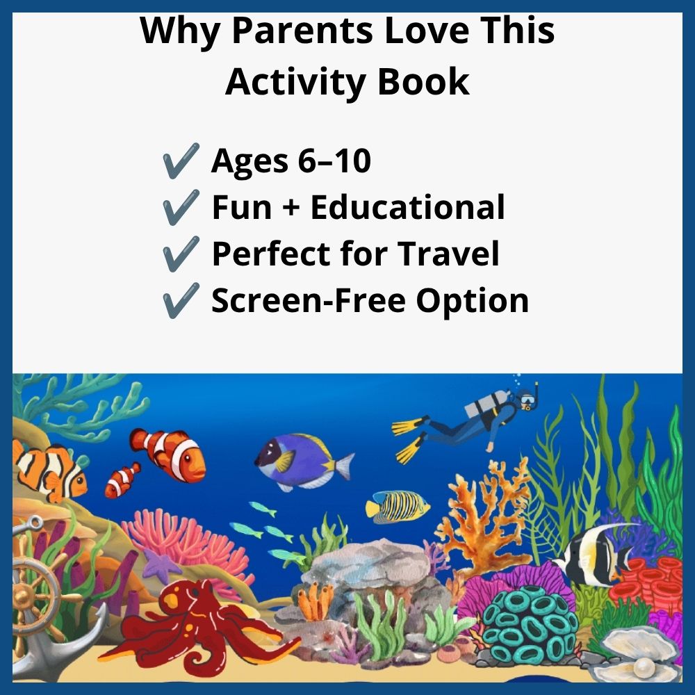 Ocean Explorer Learning & Activity Book | Printable PDF for Ages 6–10