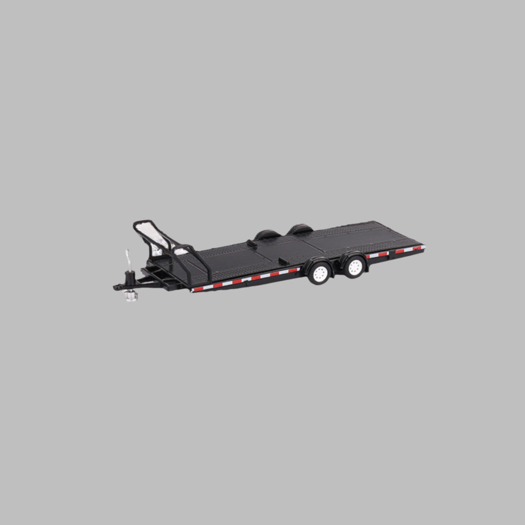 Car Hauler Trailer Black #AC19 1:64 by Mini-GT MGTAC19