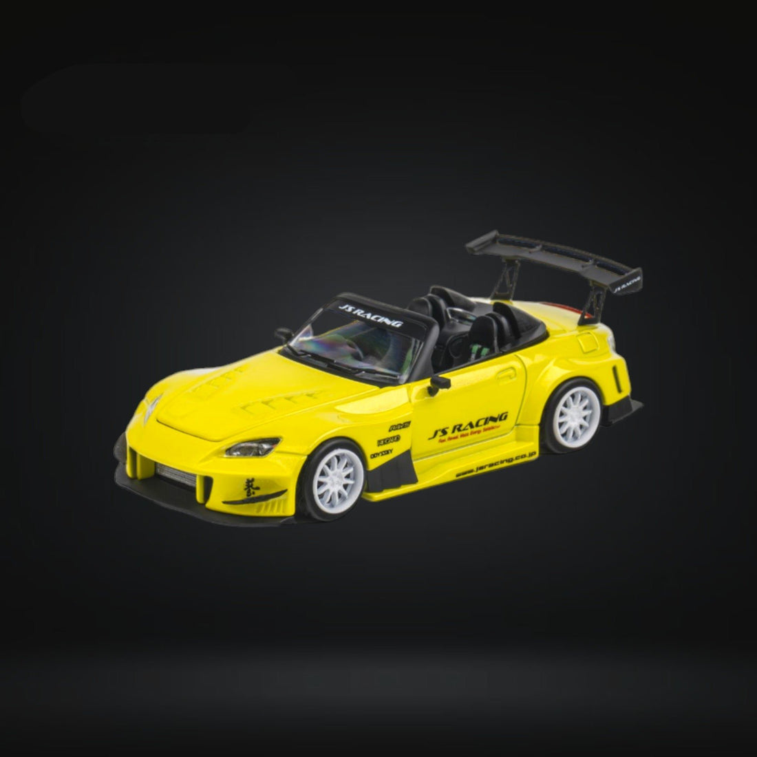 Honda S2000 JS Racing Custom in Indy Yellow Pearl 1:64 by Microturbo - 6