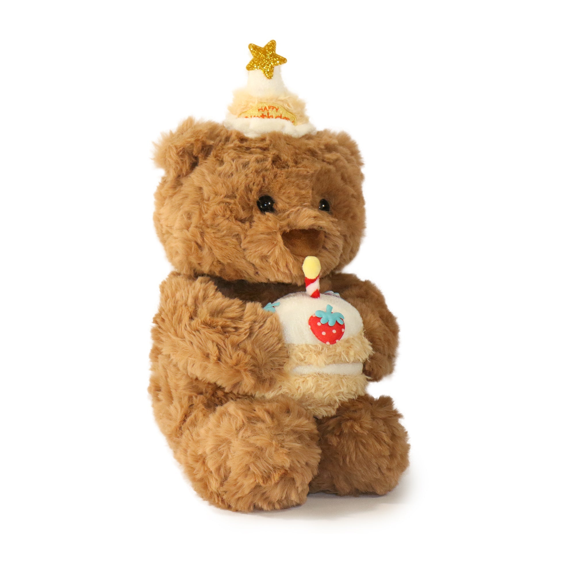 Beary Thoughtful Cupcake Bear with Birthday Cake 9-inch  2