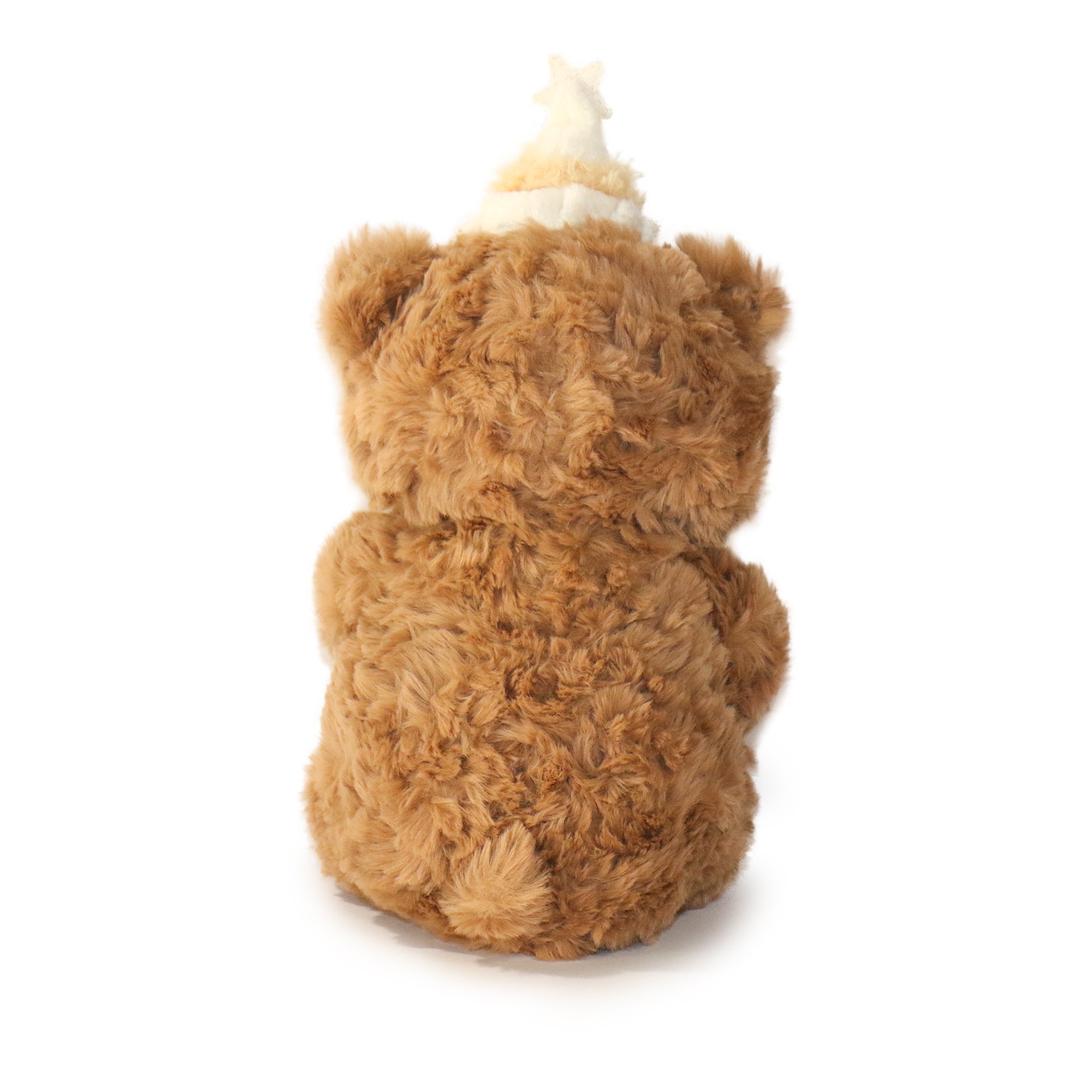 Brown Cupcake Bear with Birthday Cake 9-inch  4