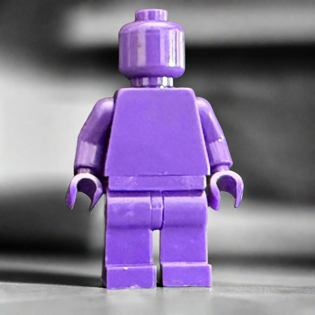 Monochrome Custom Minifigures – 40+ Vibrant Colors! for Lego