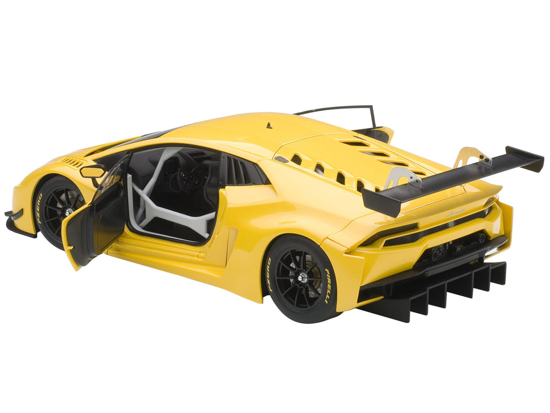 Lamborghini Huracan GT3 Yellow with Pearl Effect / Giallo Into 1/18 Model Car by Autoart-1