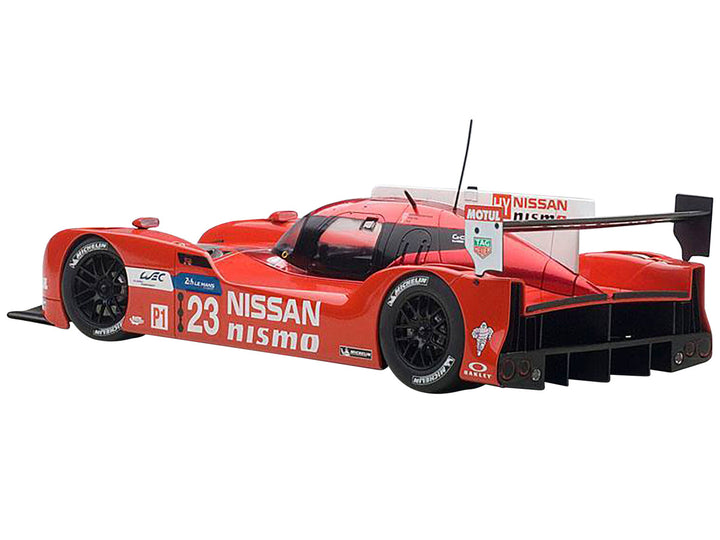 Nissan GT-R LM Nismo Le Mans 2015 O. Pla J. Mardenborough M. Chilton #23 1/18 Model Car by Autoart-1