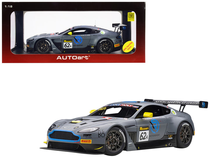 Aston Martin Vantage V12 GT3 #62A J. Dennis - M. Vaxiviere - M. Kirchhoefer Team R-Motorsport Bathurst 12H (2019) 1/18 Model Car by Autoart-0