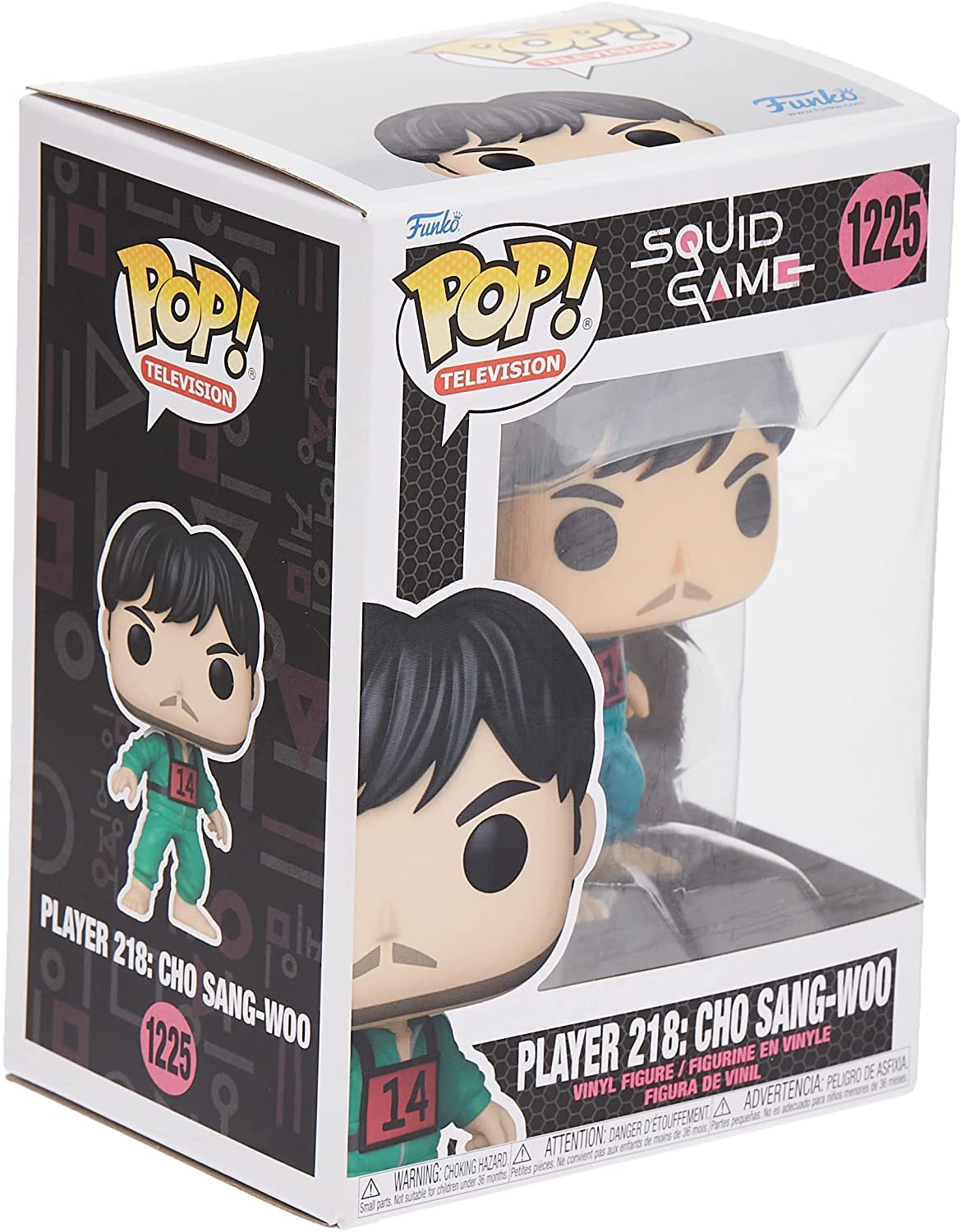 FUNKO POP 1225 TV: Squid Game - Player 218 : Cho Sang-Woo Figure 3