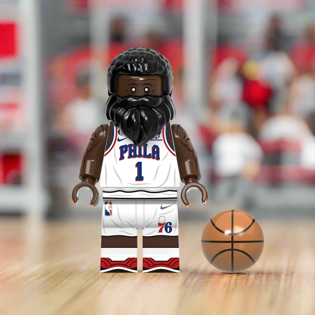 James Harden Custom Basketball Minifigure for Lego