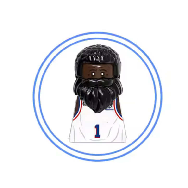 James Harden Custom Basketball Minifigure for Lego