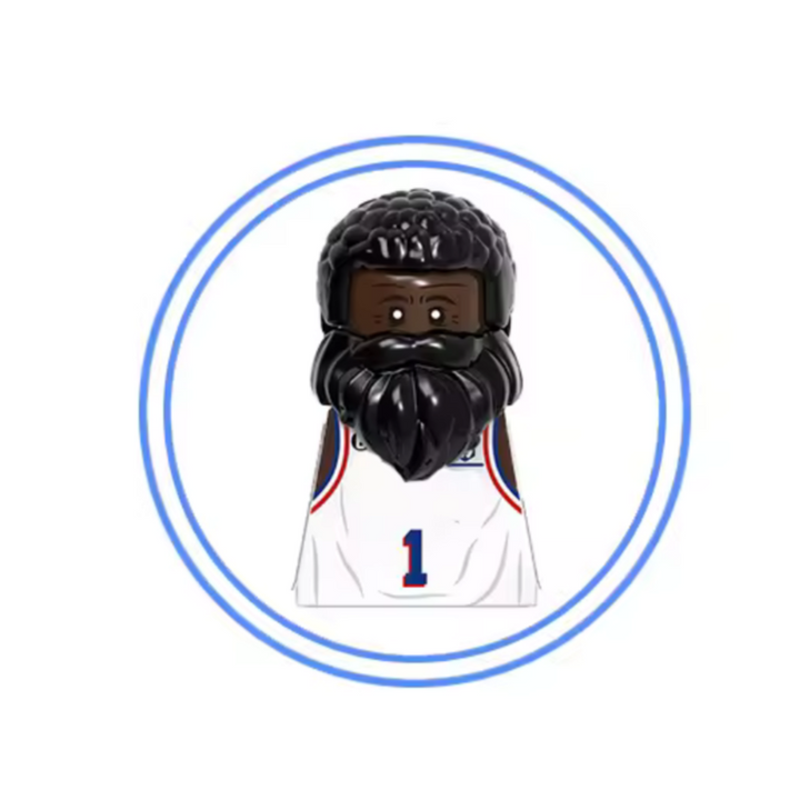 James Harden Custom Basketball Minifigure for Lego