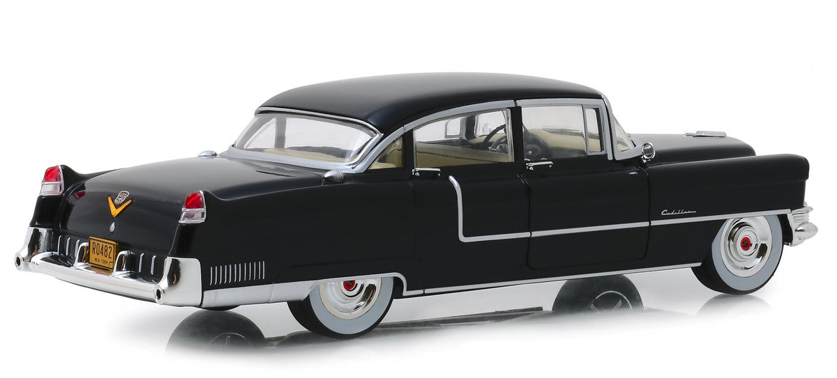 1955 Cadillac Fleetwood Series 60 Black "The Godfather" (1972) Movie 1/24 Diecast Model Car by Greenlight-1