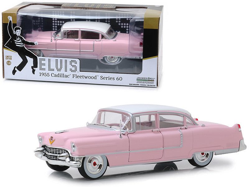 1955 Cadillac Fleetwood Series 60 "Pink Cadillac" Elvis Presley (1935-1977) 1/24 Diecast Model Car by Greenlight-0