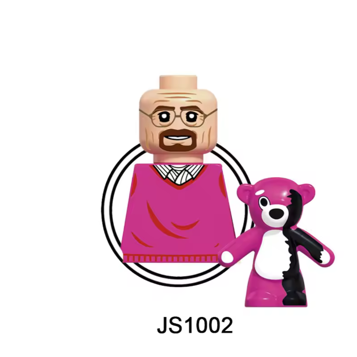 Walter White Pink Sweater Breaking Bad Minifigure for Lego 3