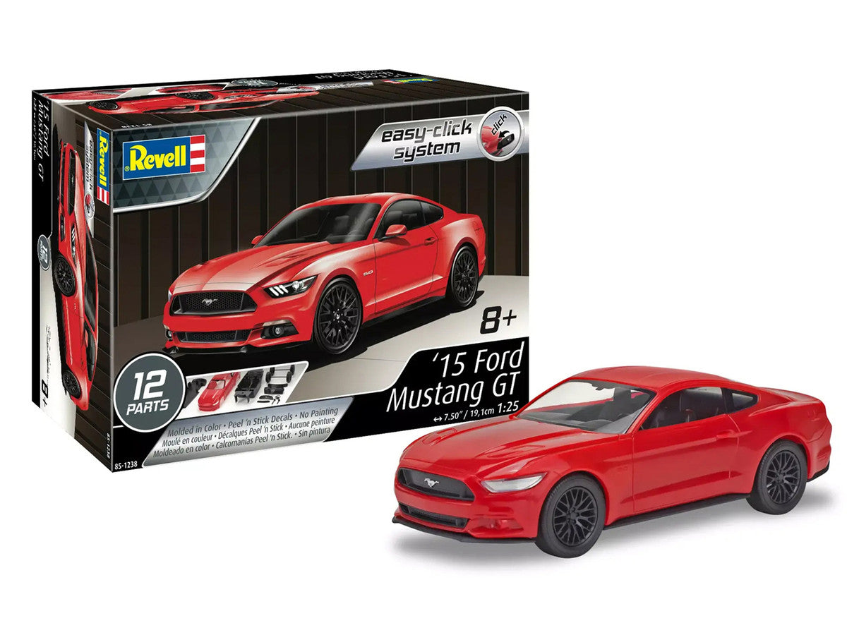 Level 2 Easy-Click Model Kit 2015 Ford Mustang GT 1/25 Scale Model by Revell-4