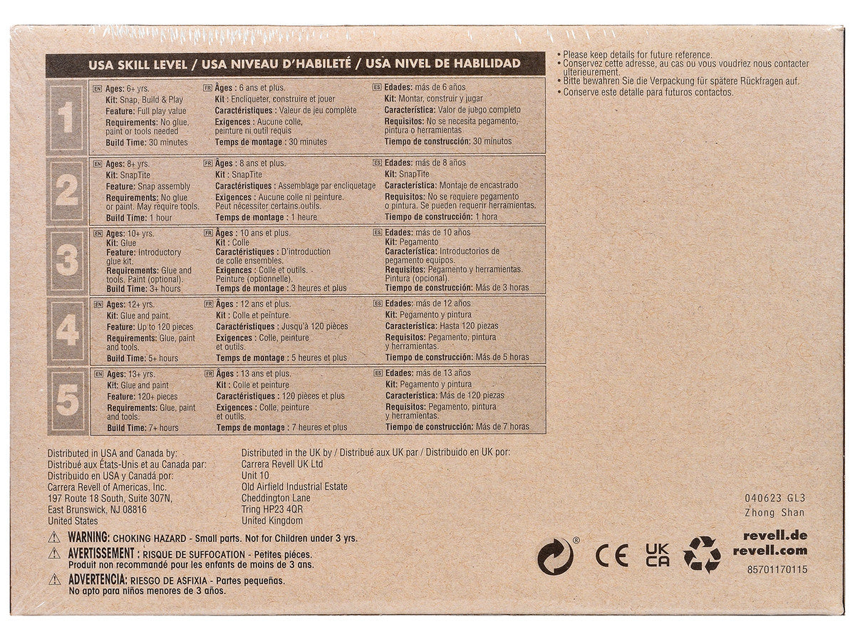 Level 3 Snap Tite Max Model Kit Chevrolet Camaro Concept Car 1/25 Scale Model by Revell-3