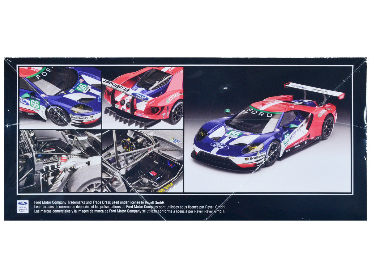 Level 4 Model Kit Ford GT "24 Hours of Le Mans" (2017) 1/24 Scale Model by Revell-2
