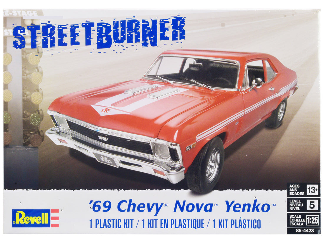 Level 5 Model Kit 1969 Chevrolet Nova Yenko "Street Burner" 1/25 Scale Model by Revell-0