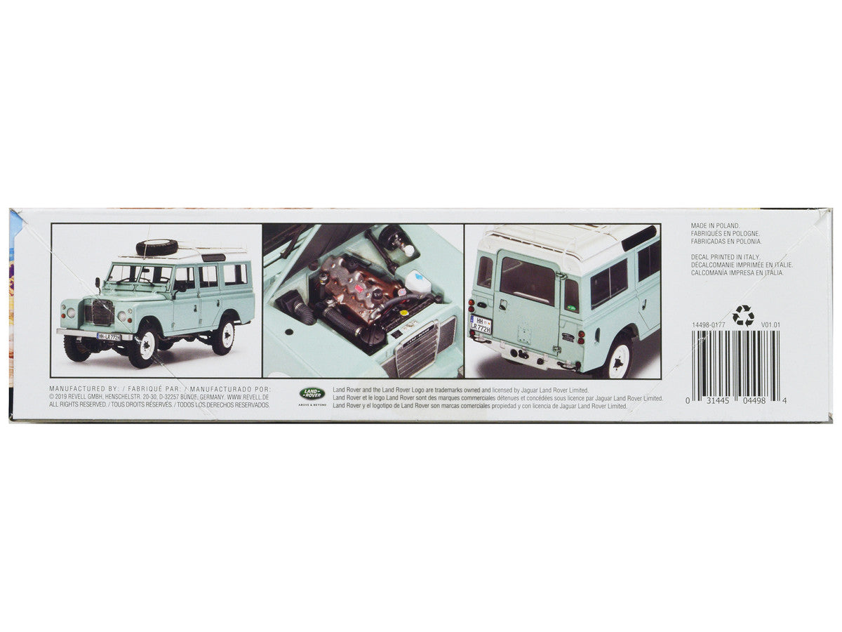 Level 5 Model Kit Land Rover Series III 109 Long Wheelbase Station Wagon 1/24 Scale Model by Revell-1