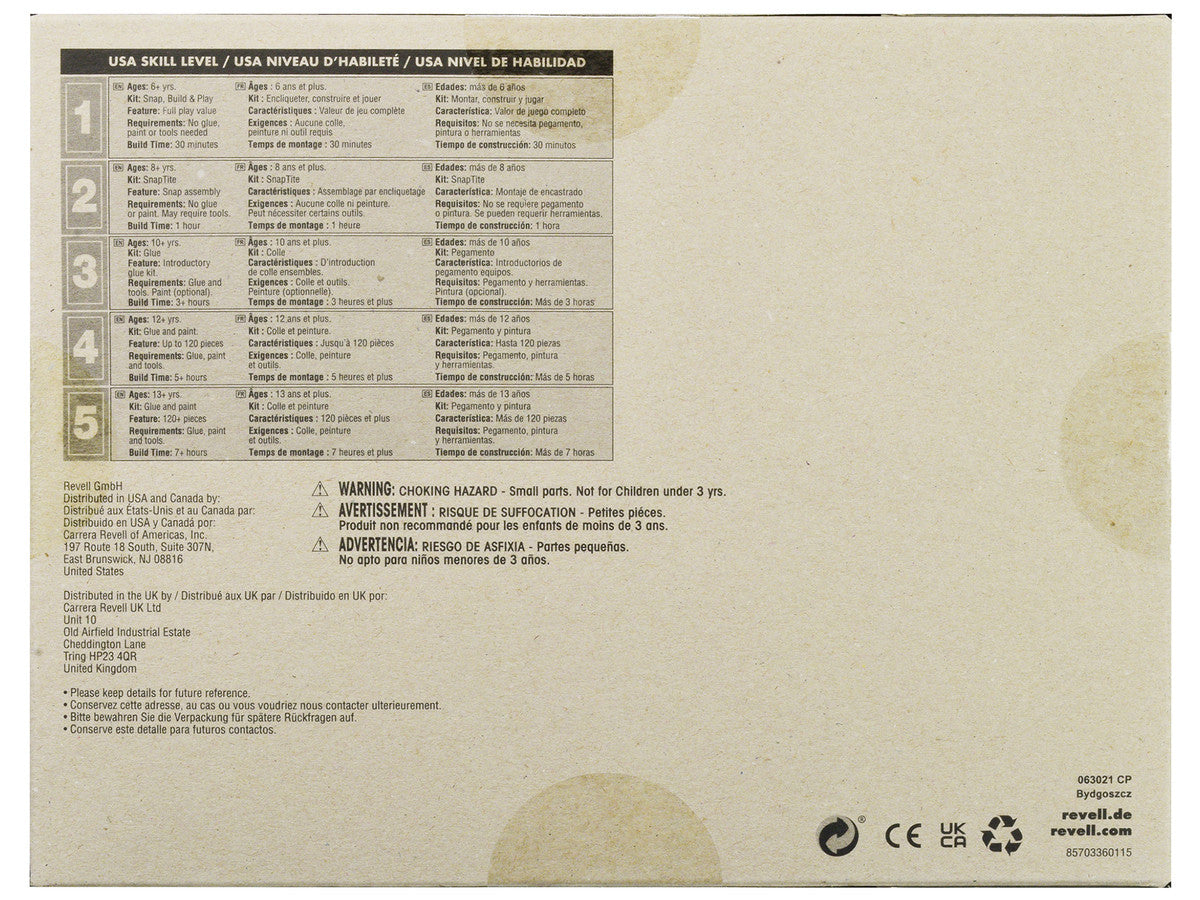 Level 5 Model Kit Land Rover Series III 109 Long Wheelbase Station Wagon 1/24 Scale Model by Revell-3