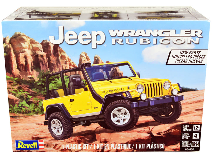 Level 4 Model Kit Jeep Wrangler Rubicon 1/25 Scale Model by Revell-0
