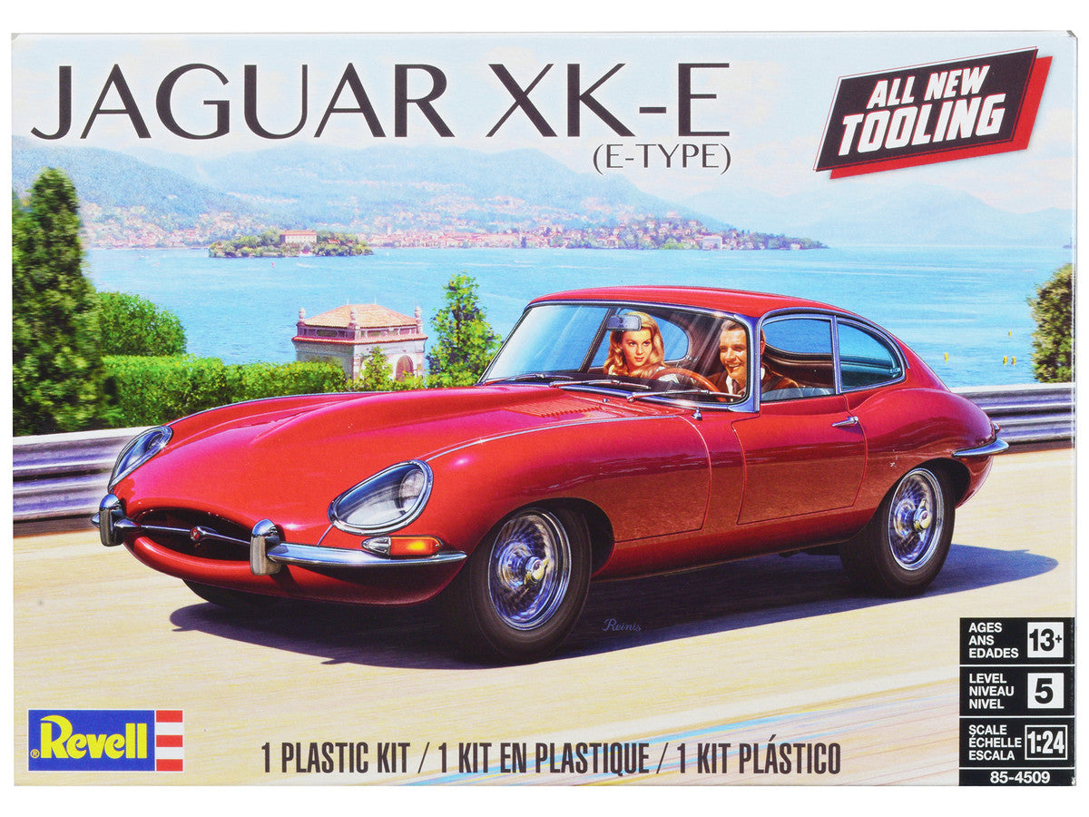 Level 5 Model Kit Jaguar XK-E (E-Type) 1/24 Scale Model by Revell-0